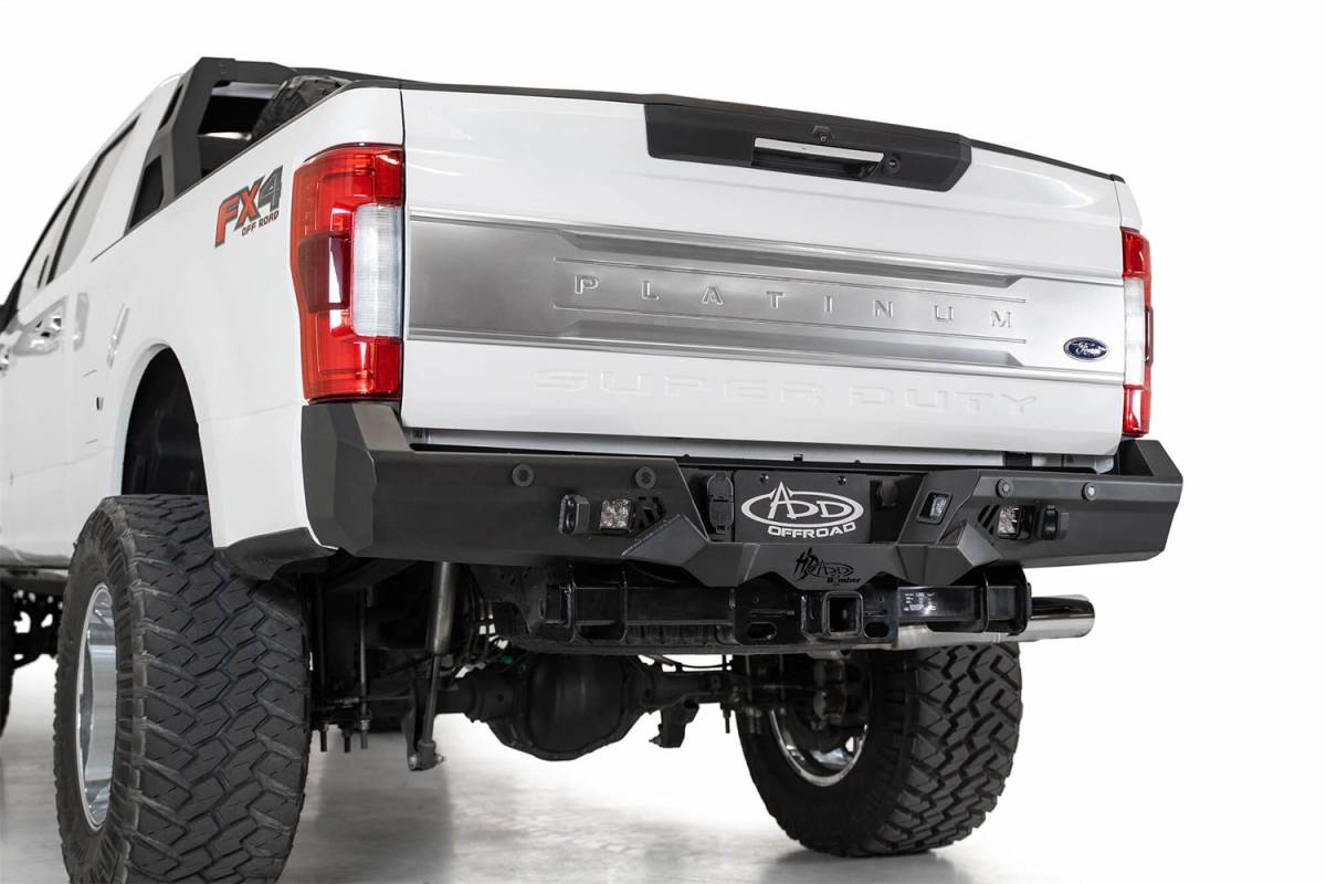 Mid Valley Tailgate Top Rubber Bumper Cushion Set LH/RH For 17-22 Ford Super Duty V8
