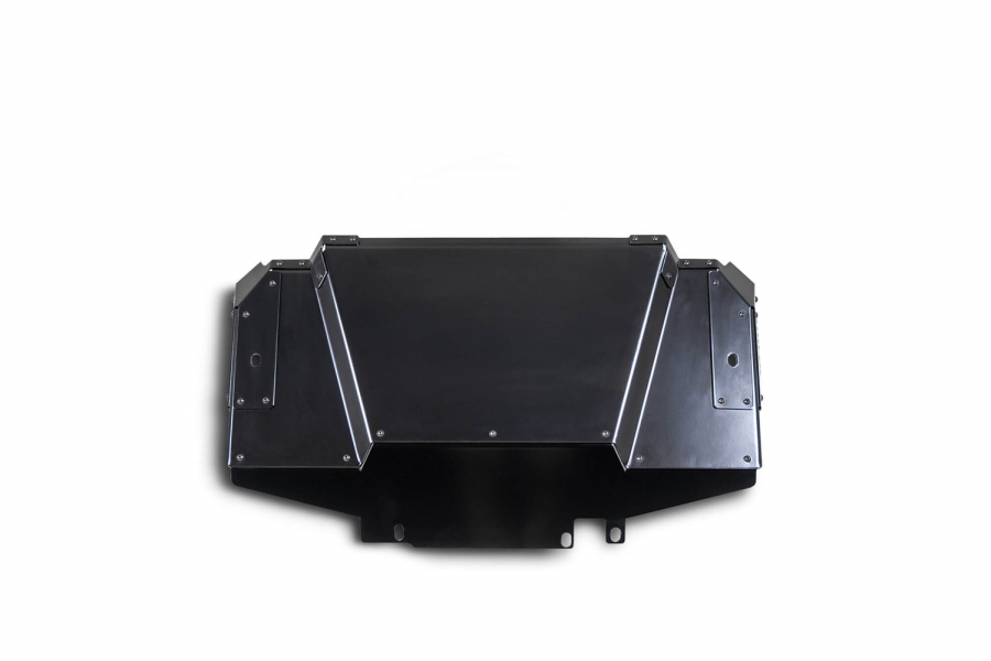Addictive Desert Designs - Addictive Desert Designs Rock Fighter Skid Plate, 3/16 in. Aluminum Alloy, Satin Black, For Use w/ Rock Fighter Front Bumper - AC23005NA03