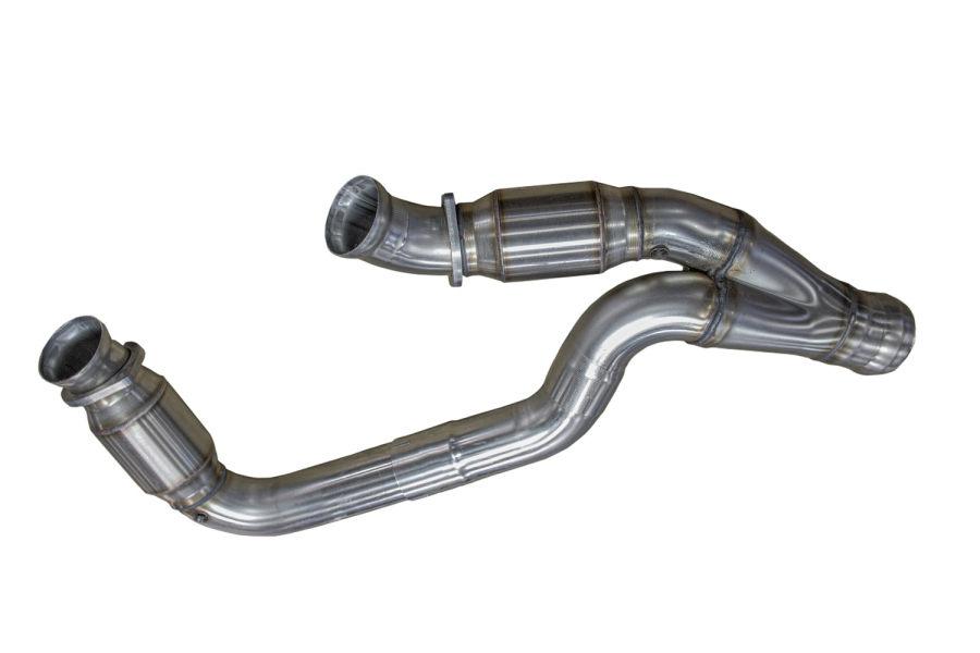 Kooks Custom Headers - Kooks Custom Headers 3in. Stainless GREEN Catted Y-Pipe. 2019-2023 GM 1/2 Ton Truck 6.2L. - 28633300