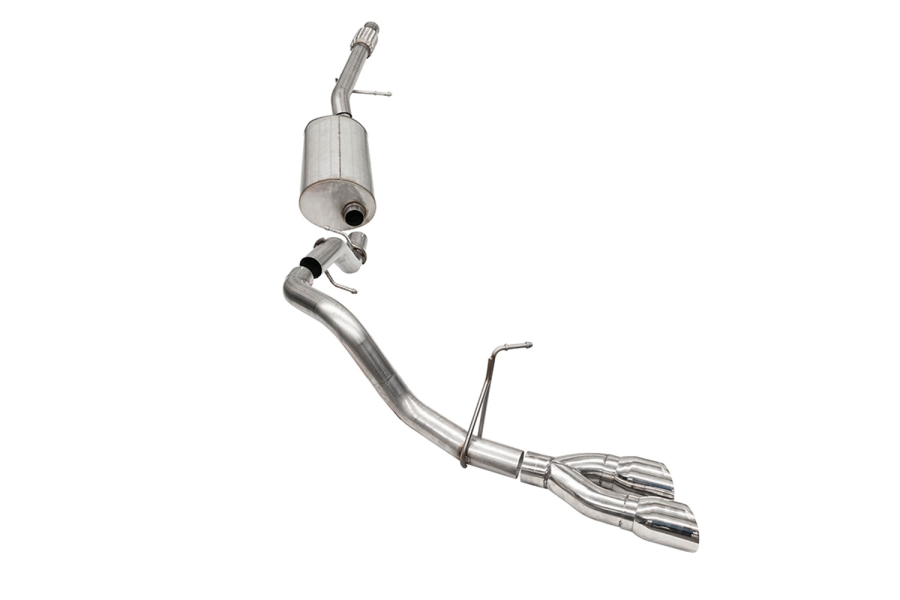 Corsa Performance - Corsa Performance 3.0in. Single Side Exit Cat-Back Exhaust System with Twin 4.0in. Tips - 21126