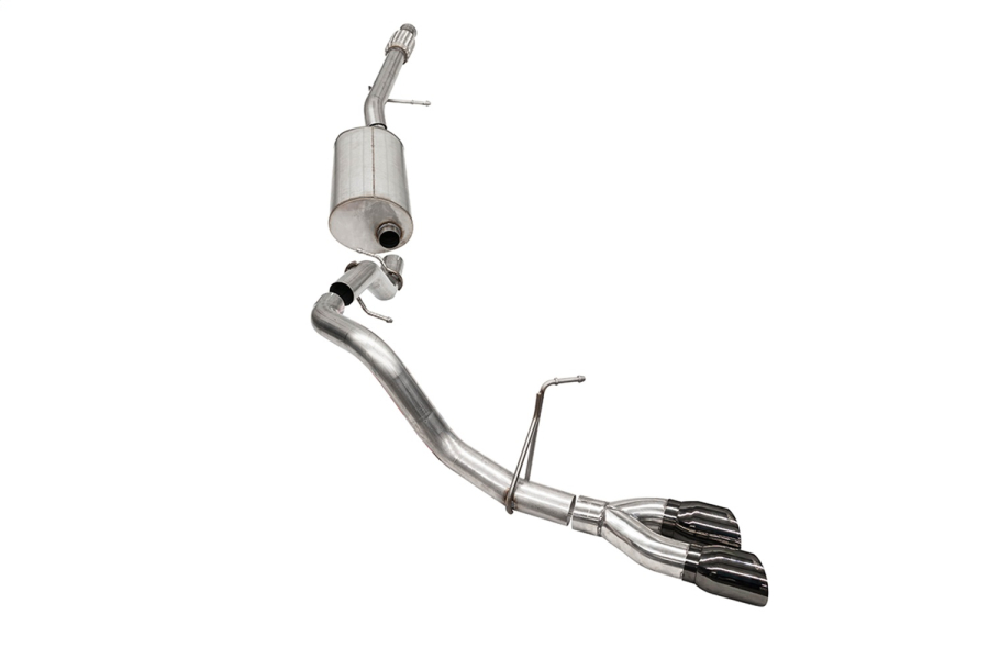 Corsa Performance - Corsa Performance 3.0in. Single Side Exit Cat-Back Exhaust System with Twin 4.0in. Tips - 21126BLK
