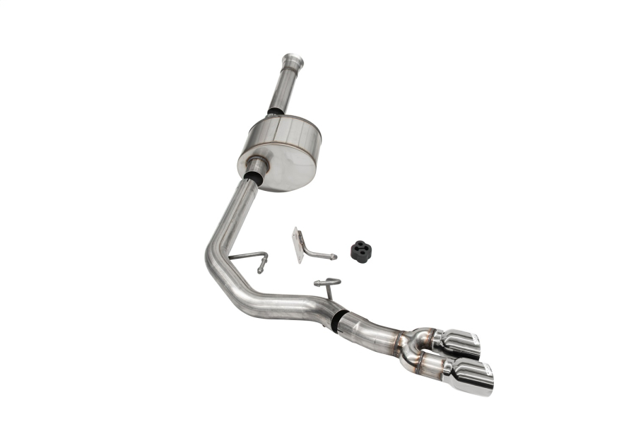 Corsa Performance - Corsa Performance 3.0in. Front of Tire Exit Catback Exhaust System with Twin 3.5in. Pro SeriesÃ‚Â® Tips - 21147