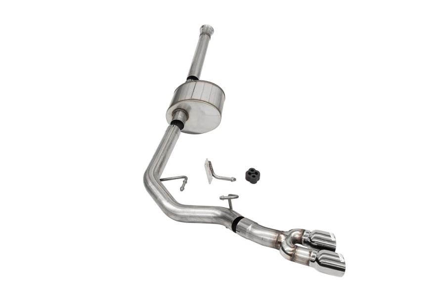Corsa Performance - Corsa Performance 3.0in. Front of Tire Exit Catback Exhaust System with Twin 3.5in. Pro SeriesÃ‚Â® Tips - 21150