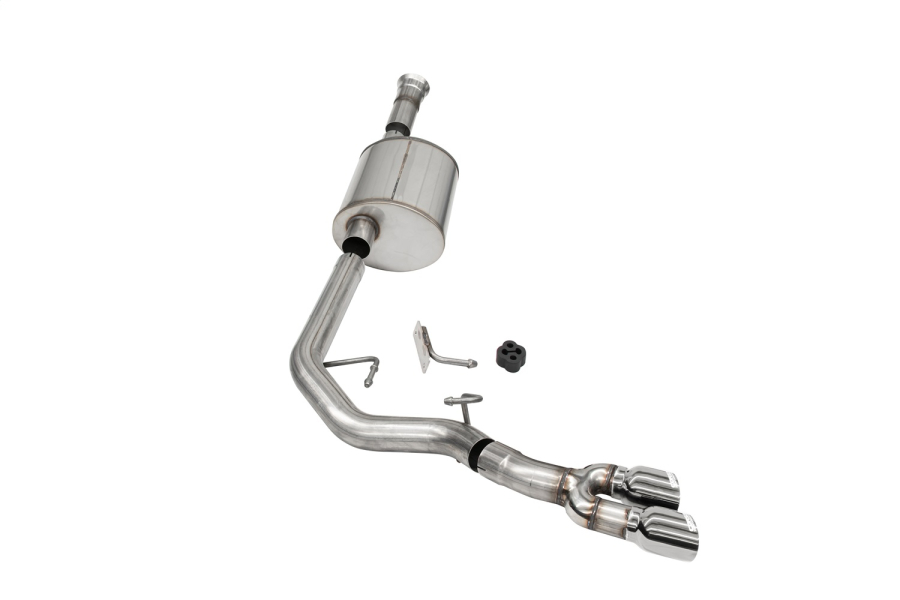 Corsa Performance - Corsa Performance 3.0in. Front of Tire Exit Catback Exhaust System with Twin 3.5in. Pro SeriesÃ‚Â® Tips - 21156