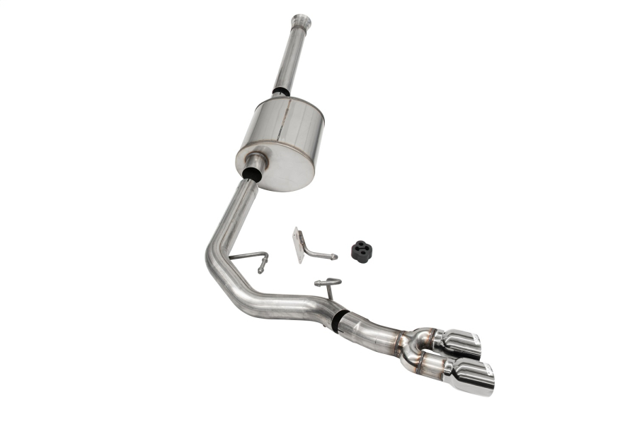 Corsa Performance - Corsa Performance 3.0in. Front of Tire Exit Catback Exhaust System with Twin 3.5in. Pro SeriesÃ‚Â® Tips - 21159
