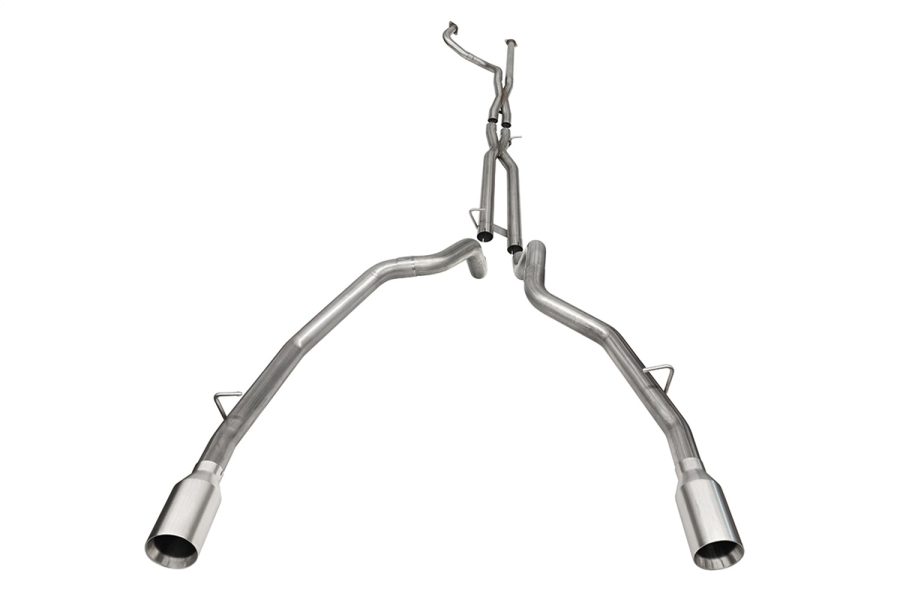 Corsa Performance - Corsa Performance 3.0in. Dual Rear Exit Catback Exhaust System with Flat Cut 5.0in. Dual Wall Tips - 21190