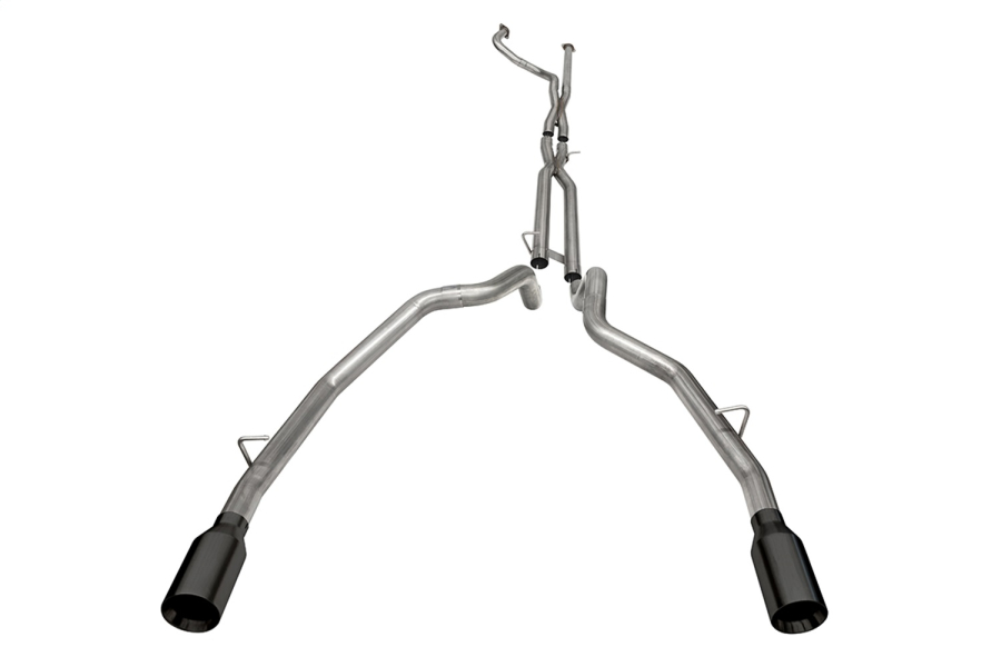 Corsa Performance - Corsa Performance 3.0in. Dual Rear Exit Catback Exhaust System with Flat Cut 5.0in. Dual Wall Tips - 21190BPC