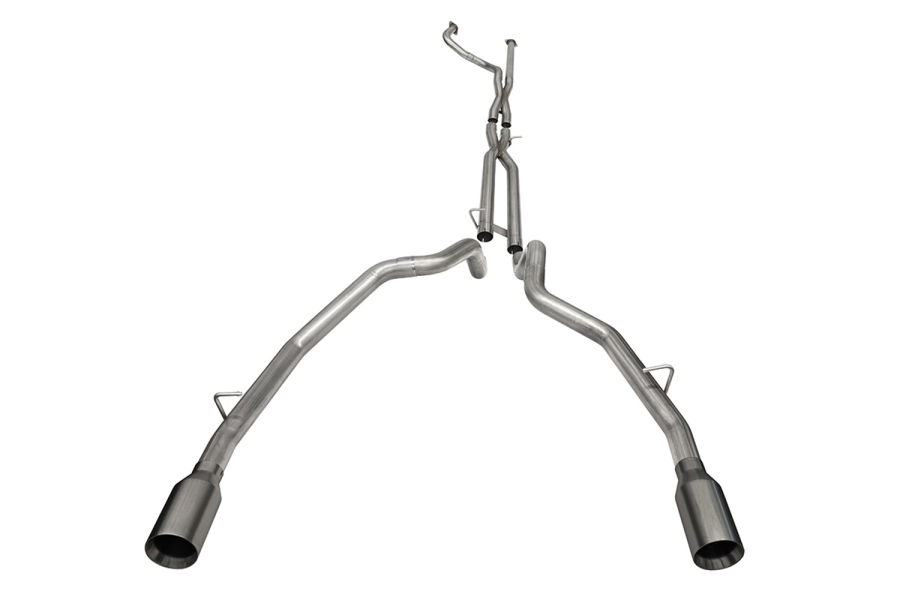 Corsa Performance - Corsa Performance 3.0in. Dual Rear Exit Catback Exhaust System with Flat Cut 5.0in. Dual Wall Tips - 21190GNM