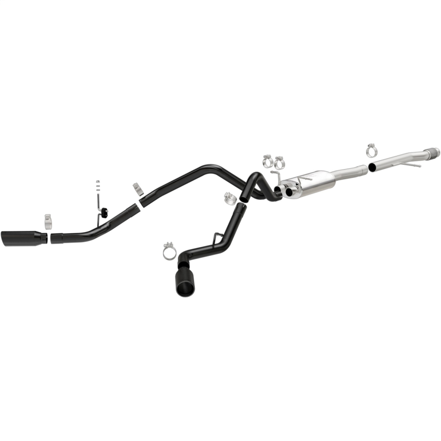 MagnaFlow Exhaust Products - MagnaFlow Exhaust Products Street Series Black Cat-Back System - 15360