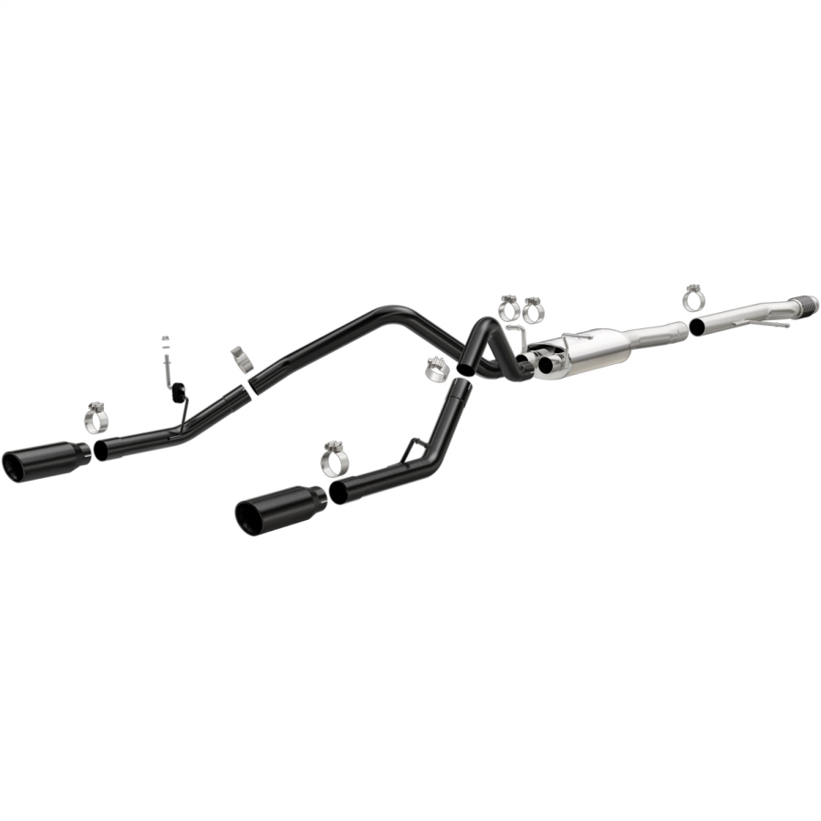 MagnaFlow Exhaust Products - MagnaFlow Exhaust Products Street Series Black Cat-Back System - 15361