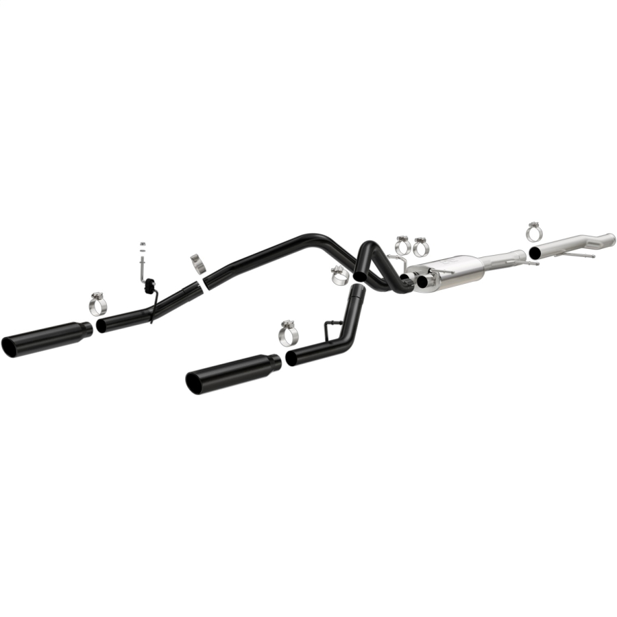 MagnaFlow Exhaust Products - MagnaFlow Exhaust Products Street Series Black Cat-Back System - 15362