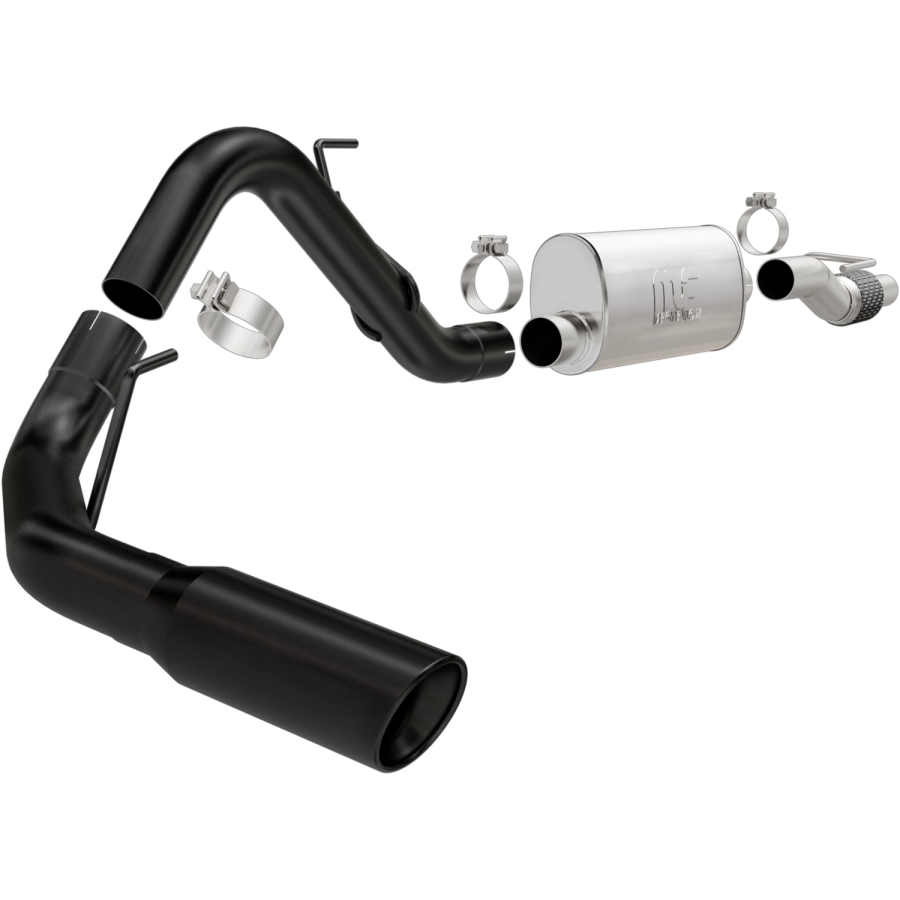 MagnaFlow Exhaust Products - MagnaFlow Exhaust Products Street Series Black Cat-Back System - 15364