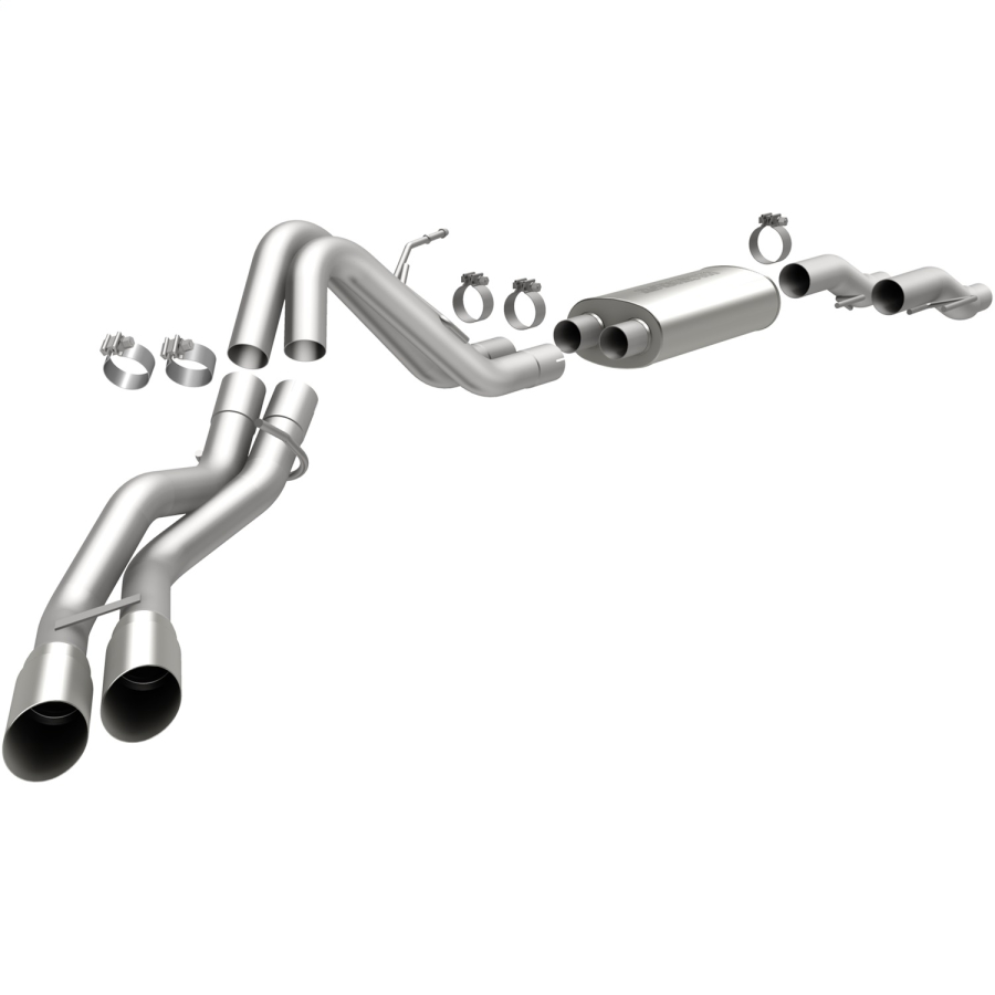 MagnaFlow Exhaust Products - MagnaFlow Exhaust Products Street Series Stainless Cat-Back System - 15461