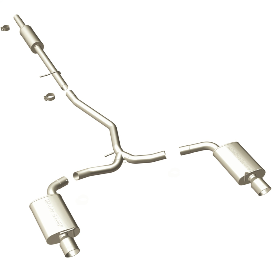 MagnaFlow Exhaust Products - MagnaFlow Exhaust Products Street Series Stainless Cat-Back System - 15467