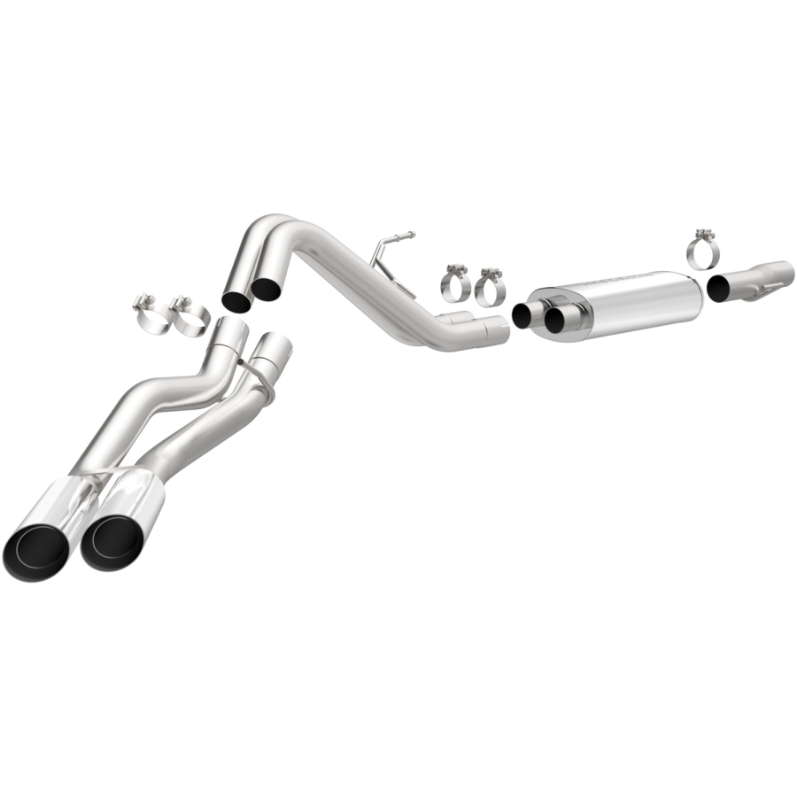 MagnaFlow Exhaust Products - MagnaFlow Exhaust Products Street Series Stainless Cat-Back System - 15588