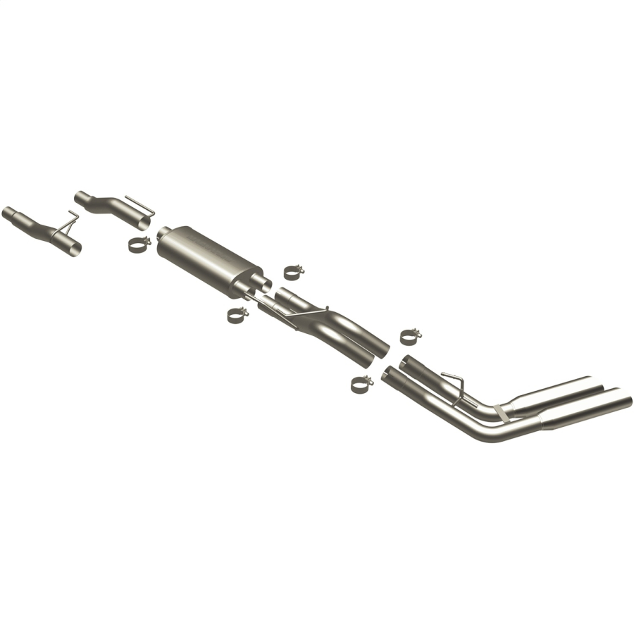 MagnaFlow Exhaust Products - MagnaFlow Exhaust Products Street Series Stainless Cat-Back System - 16523