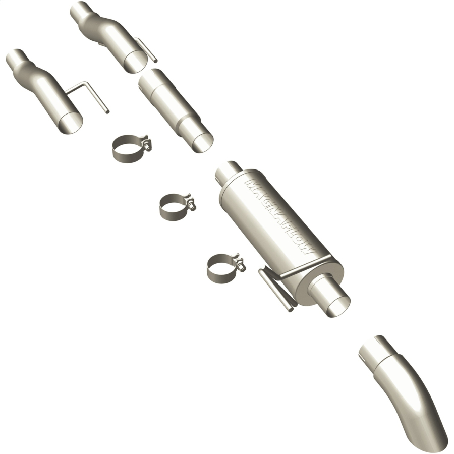 MagnaFlow Exhaust Products - MagnaFlow Exhaust Products Off Road Pro Series Gas Stainless Cat-Back - 17137
