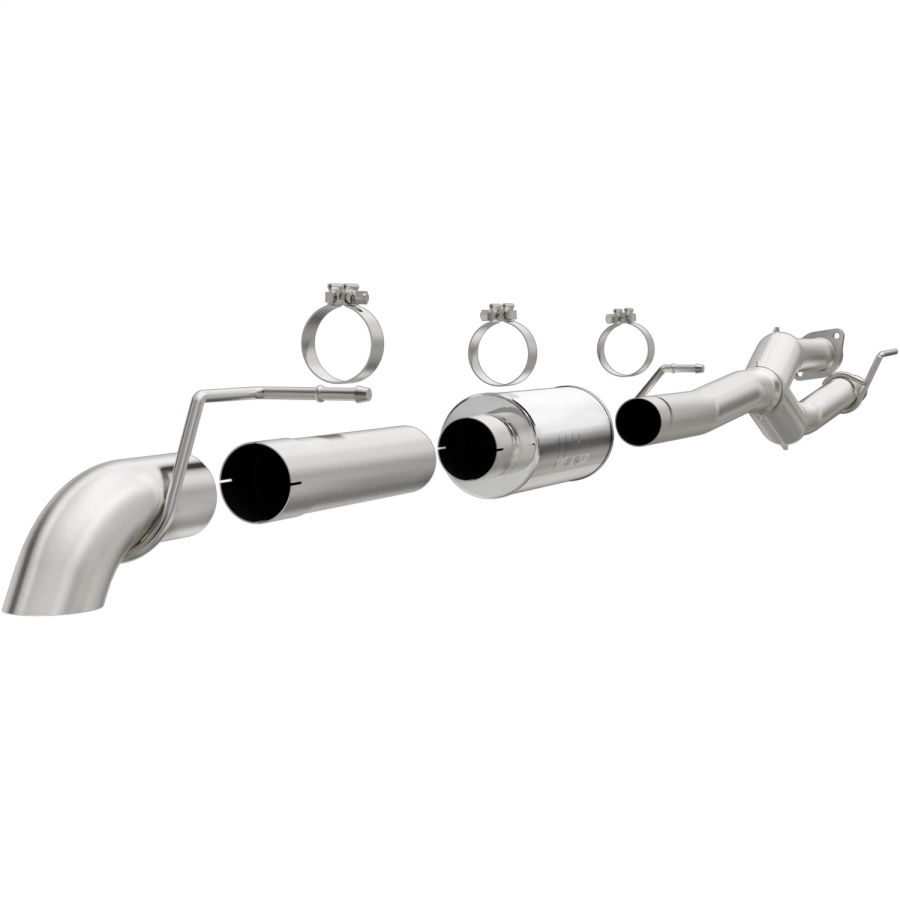 MagnaFlow Exhaust Products - MagnaFlow Exhaust Products Off Road Pro Series Gas Stainless Cat-Back - 17200