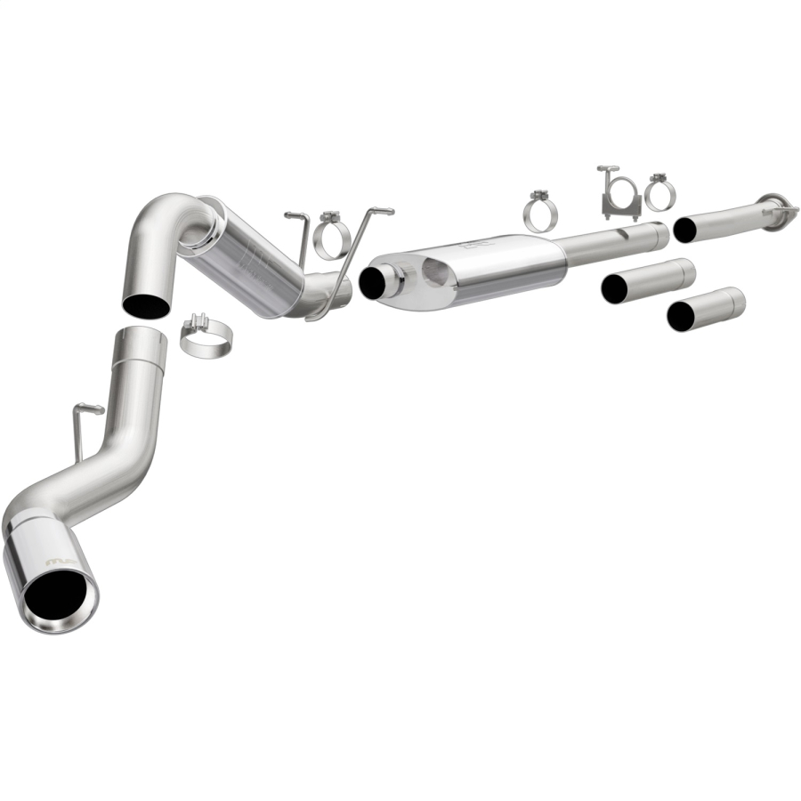 MagnaFlow Exhaust Products - MagnaFlow Exhaust Products Street Series Stainless Cat-Back System - 19026