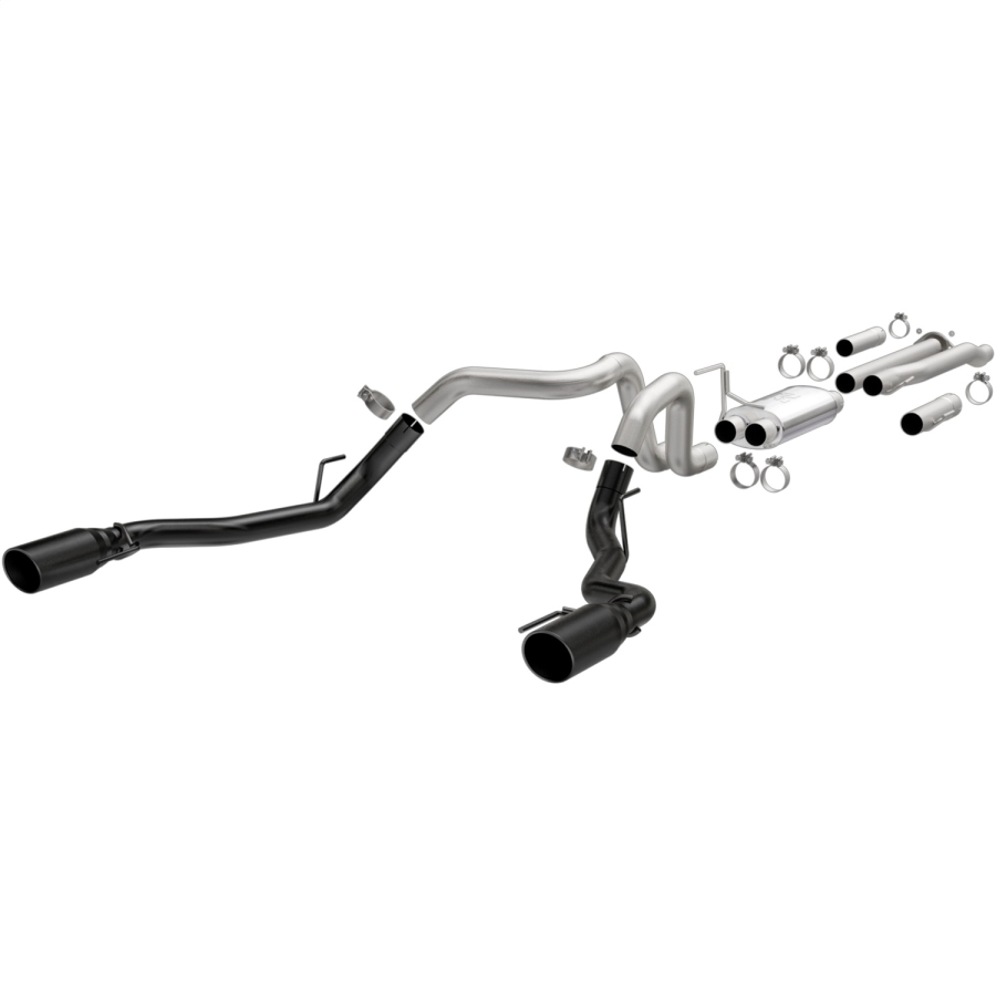 MagnaFlow Exhaust Products - MagnaFlow Exhaust Products Street Series Black Cat-Back System - 19350