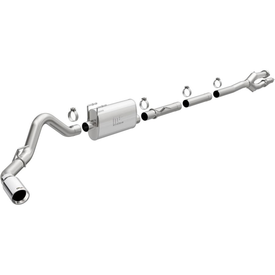 MagnaFlow Exhaust Products - MagnaFlow Exhaust Products Street Series Stainless Cat-Back System - 19351