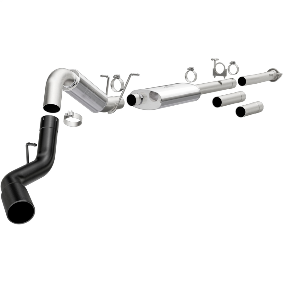 MagnaFlow Exhaust Products - MagnaFlow Exhaust Products Street Series Black Cat-Back System - 19376