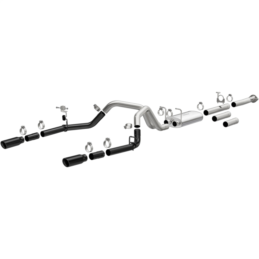 MagnaFlow Exhaust Products - MagnaFlow Exhaust Products Street Series Black Cat-Back System - 19377