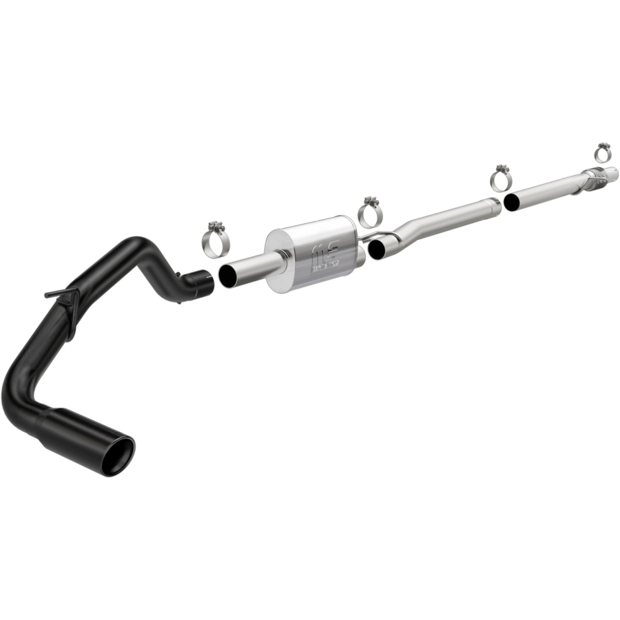 MagnaFlow Exhaust Products - MagnaFlow Exhaust Products Street Series Black Cat-Back System - 19452