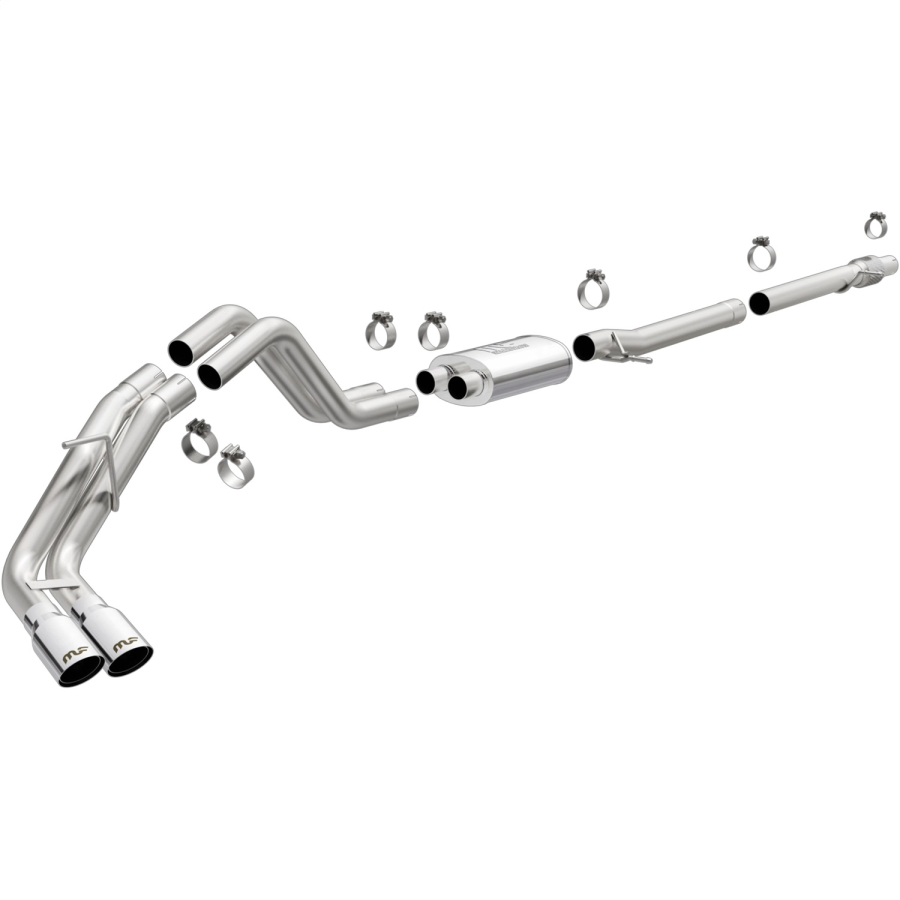 MagnaFlow Exhaust Products - MagnaFlow Exhaust Products Street Series Stainless Cat-Back System - 19453