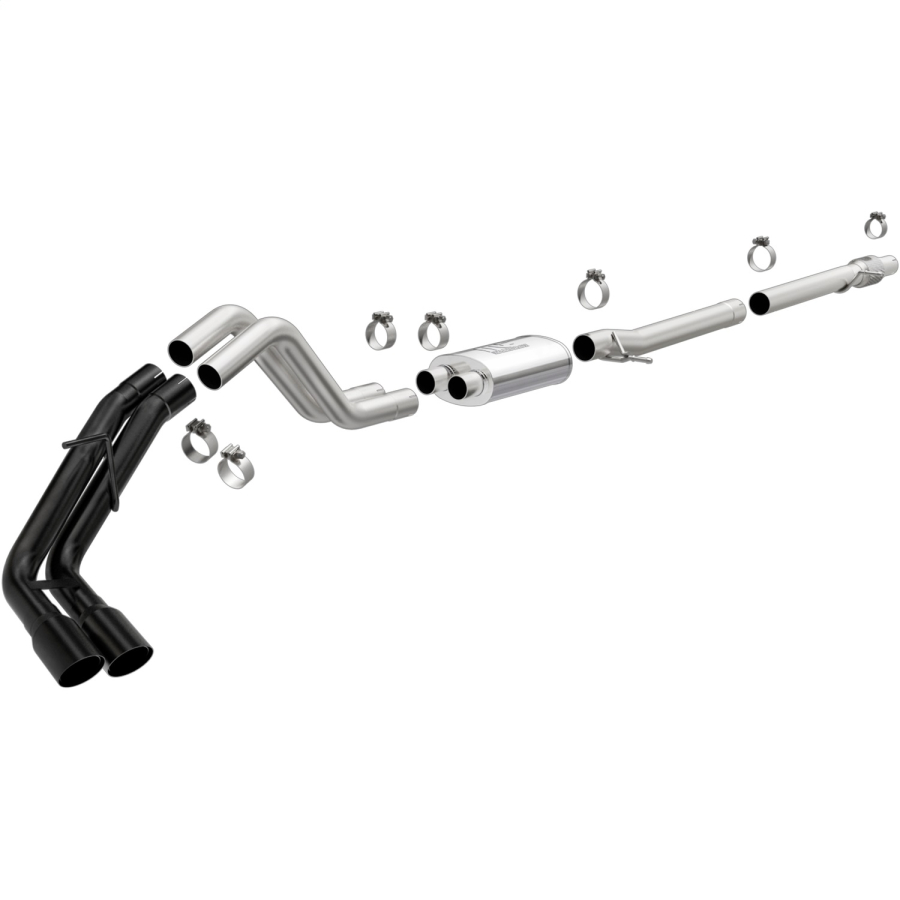 MagnaFlow Exhaust Products - MagnaFlow Exhaust Products Street Series Black Cat-Back System - 19454