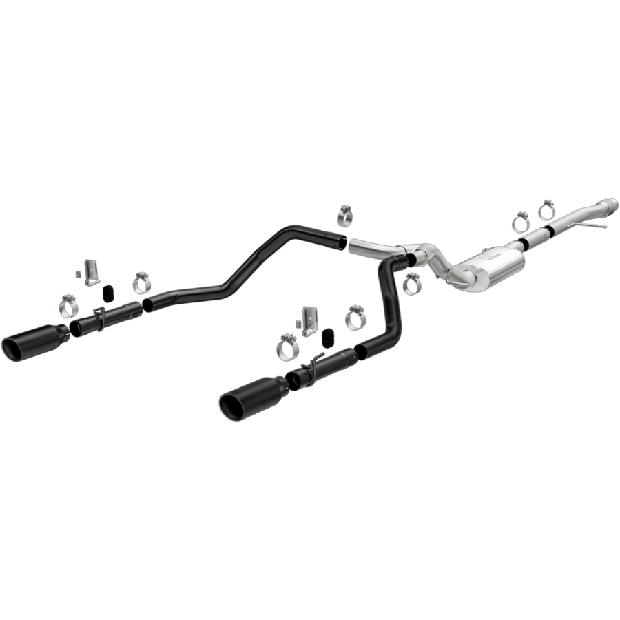 MagnaFlow Exhaust Products - MagnaFlow Exhaust Products Street Series Black Cat-Back System - 19472