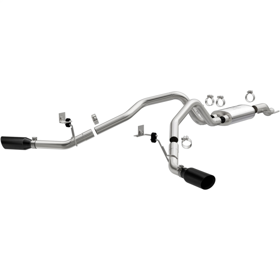 MagnaFlow Exhaust Products - MagnaFlow Exhaust Products Street Series Black Cat-Back System - 19507