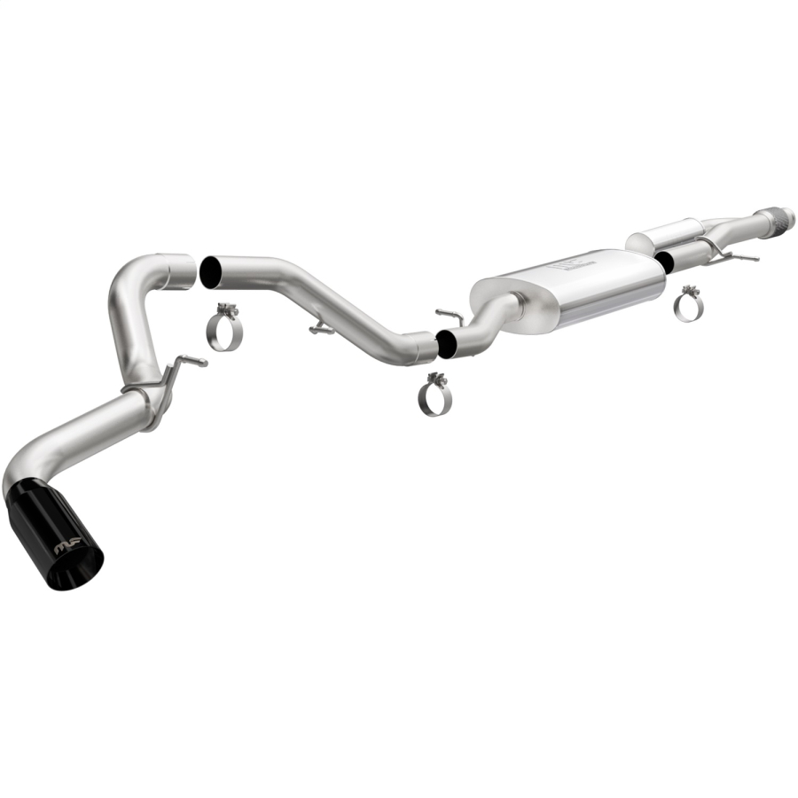 MagnaFlow Exhaust Products - MagnaFlow Exhaust Products Street Series Black Chrome Cat-Back System - 19542