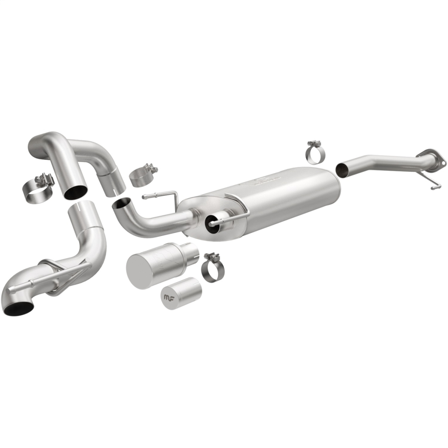 MagnaFlow Exhaust Products - MagnaFlow Exhaust Products Overland Series Stainless Cat-Back System - 19546