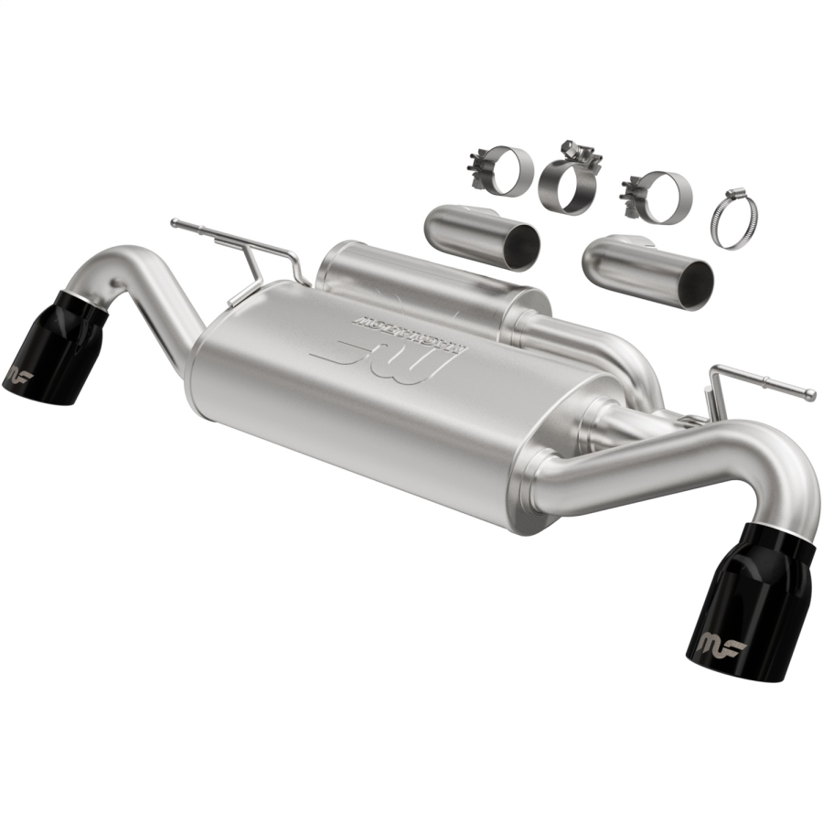 MagnaFlow Exhaust Products - MagnaFlow Exhaust Products Street Series Black Chrome Axle-Back System - 19553