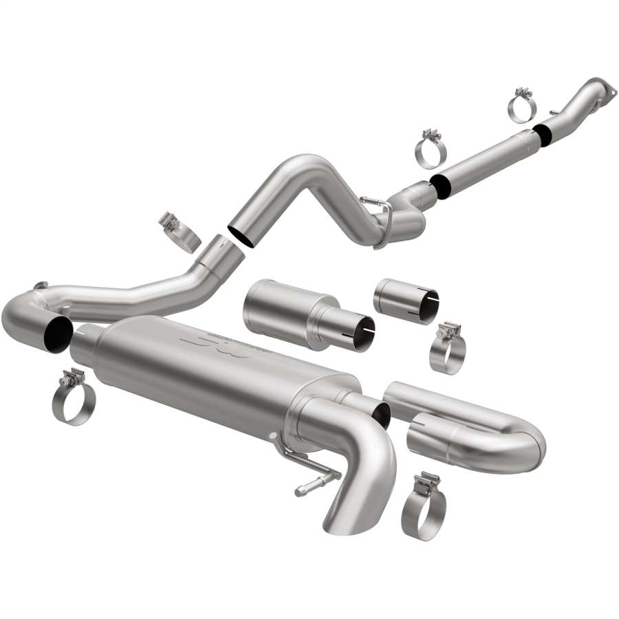 MagnaFlow Exhaust Products - MagnaFlow Exhaust Products Overland Series Stainless Cat-Back System - 19559