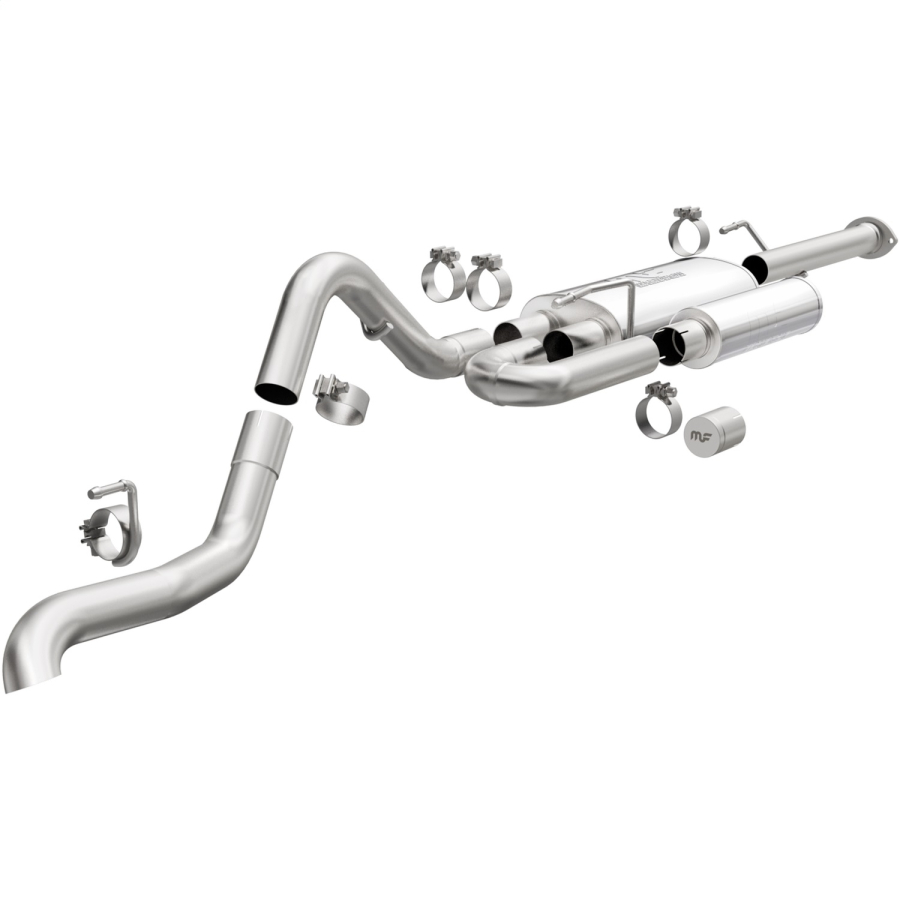 MagnaFlow Exhaust Products - MagnaFlow Exhaust Products Overland Series Stainless Cat-Back System - 19583