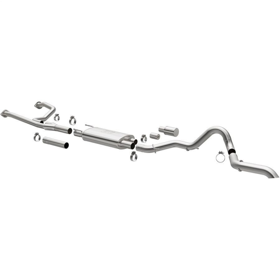 MagnaFlow Exhaust Products - MagnaFlow Exhaust Products Overland Series Stainless Cat-Back System - 19604