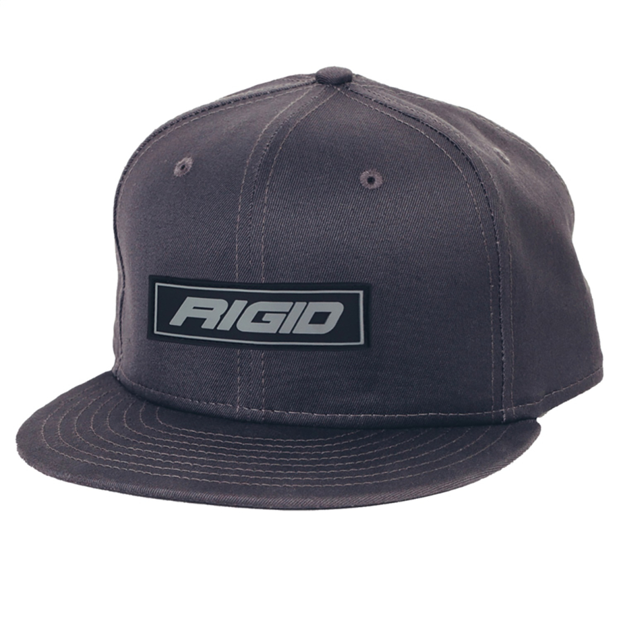 Rigid Industries - RIGID New Era Flat Bill Hat Grey With Grey Logo Patch Snapback - 1032