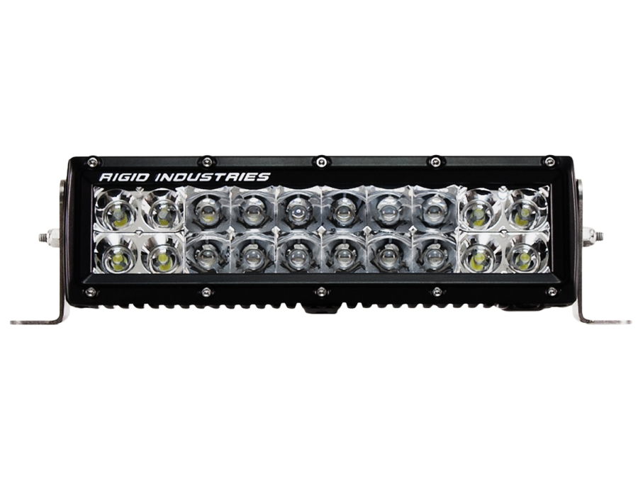 Rigid Industries - RIGID E-Series PRO LED Light Spot/Flood Optics Amber 10 Inch Black Housing - 110322