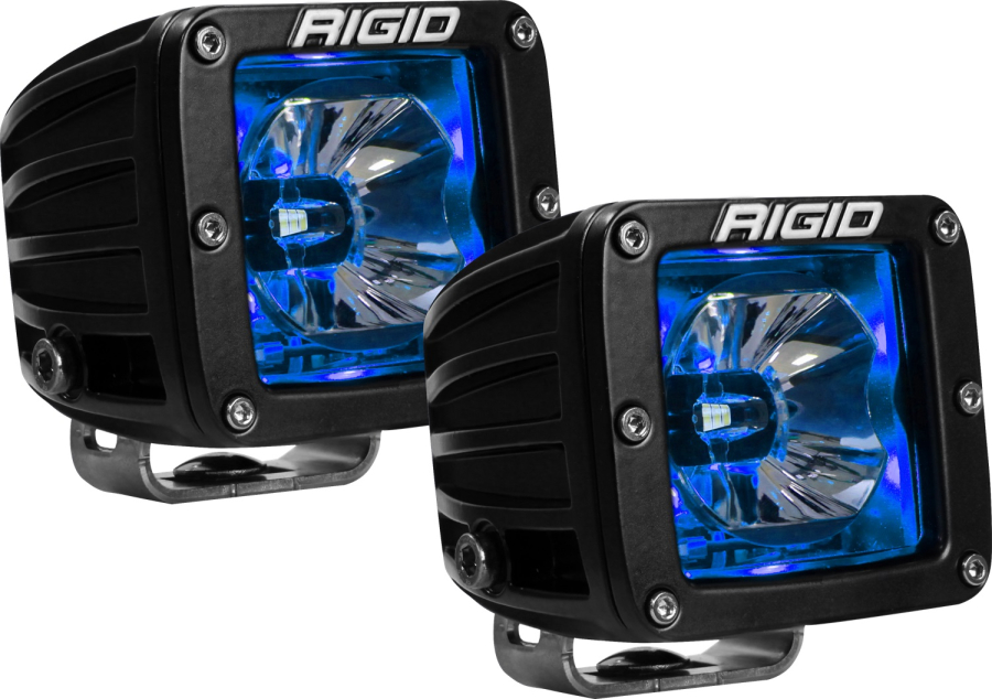 Rigid Industries - RIGID Radiance Pod With Blue Backlight Surface Mount Black Housing Pair - 20201