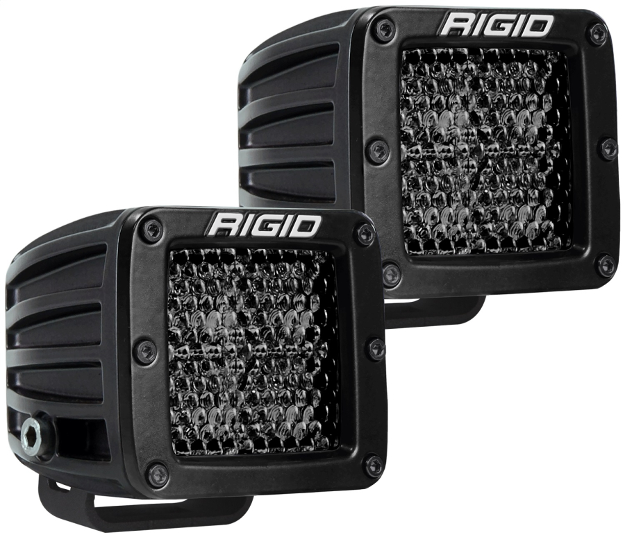 Rigid Industries - Rigid Industries D-SERIES PRO SPOT DIFFUSED MIDNIGHT SURFACE MOUNT PAIR - 202513BLK