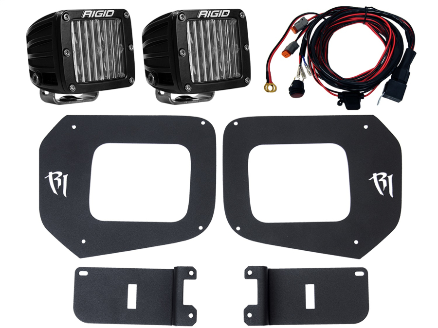 Rigid Industries - Rigid Industries 16-17 TACOMA FOG KIT SAE D/2 - 465673