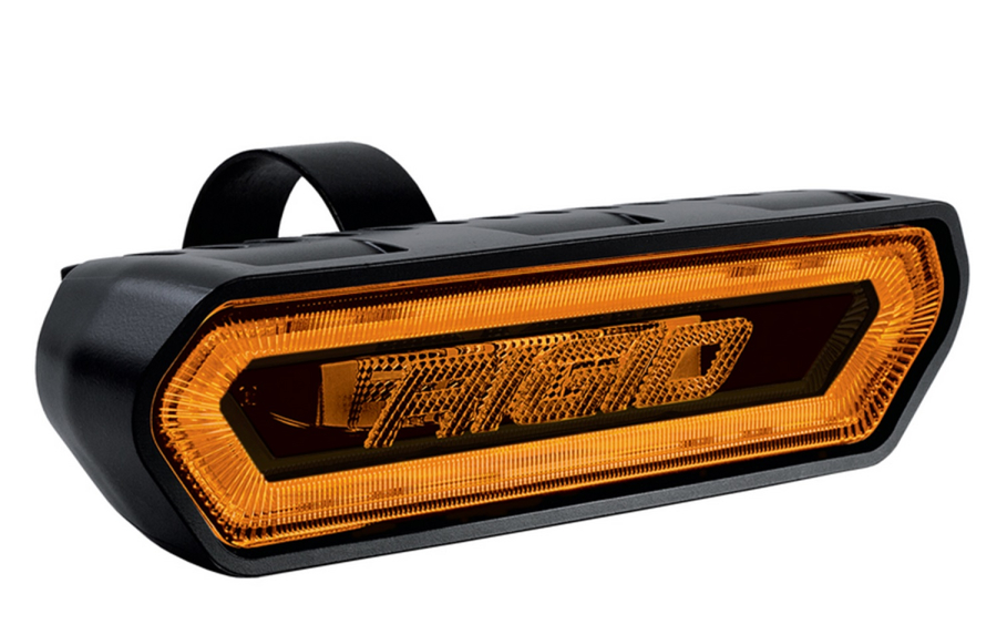 Rigid Industries - RIGID Chase Rear Facing 5 Mode LED Light Amber Halo Black Housing - 90122