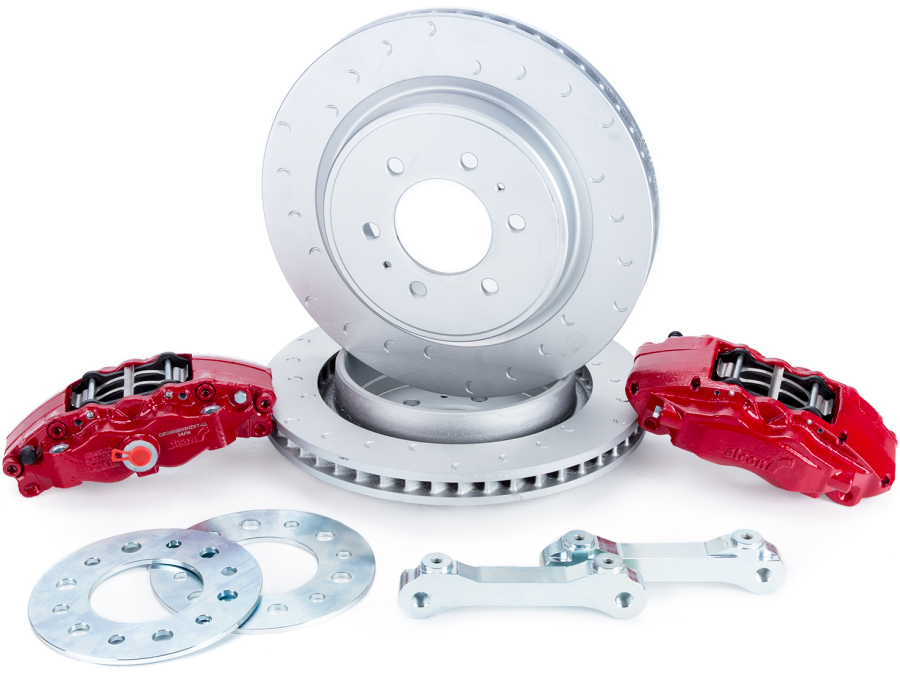 Alcon - ALCON BRAKE KIT, FORD RAPTOR / F150 REAR, 4 PISTON CALIPERS, 360X32MM ROTORS, DOES NOT FIT EPB - BKR5059D07