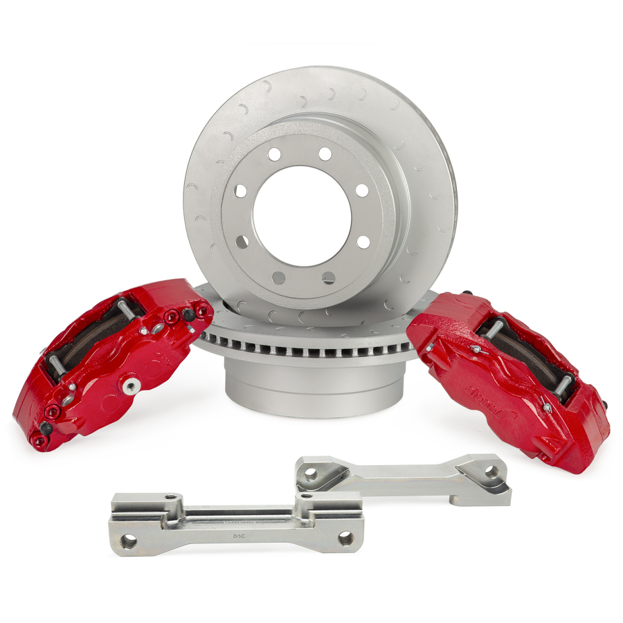 Alcon - ALCON BRAKE KIT, REAR, FORD F250/F350, RED, 363X38MM ROTORS - BKR5459P28