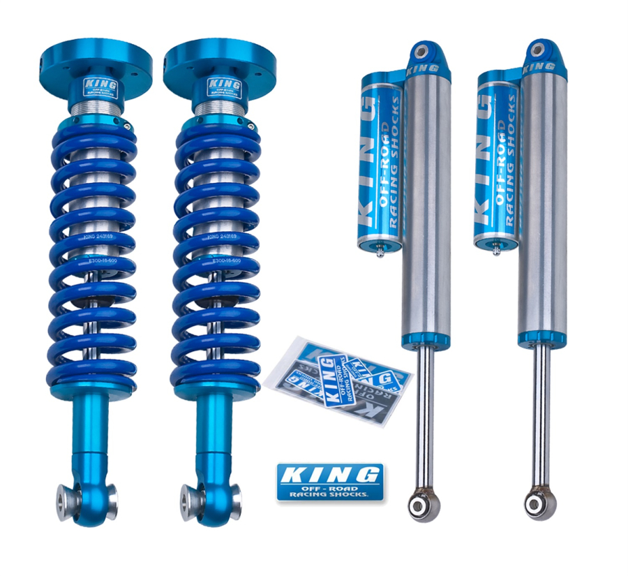 King Shocks - King Shocks Performance Coil Over Shock Kit, Front w/Internal Reservoir, Rear w/Piggyback Reservoir - 25001-221