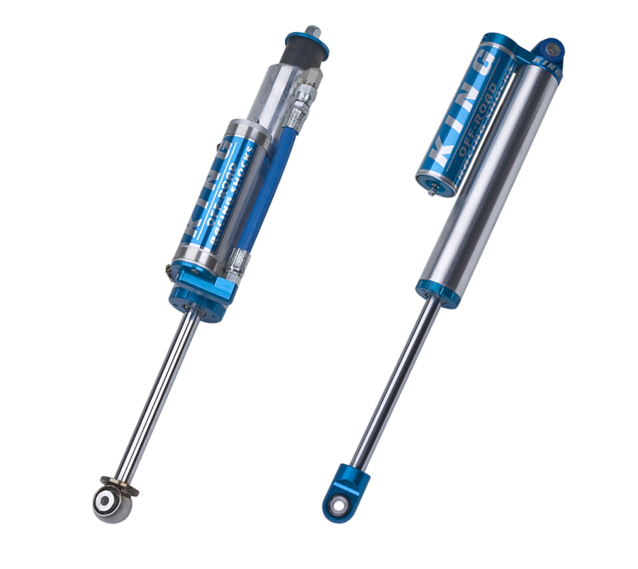 King Shocks - King Shocks Performance Shock Kit, Front w/Remote Reservoir, Rear w/Piggyback Reservoir - 25001-296