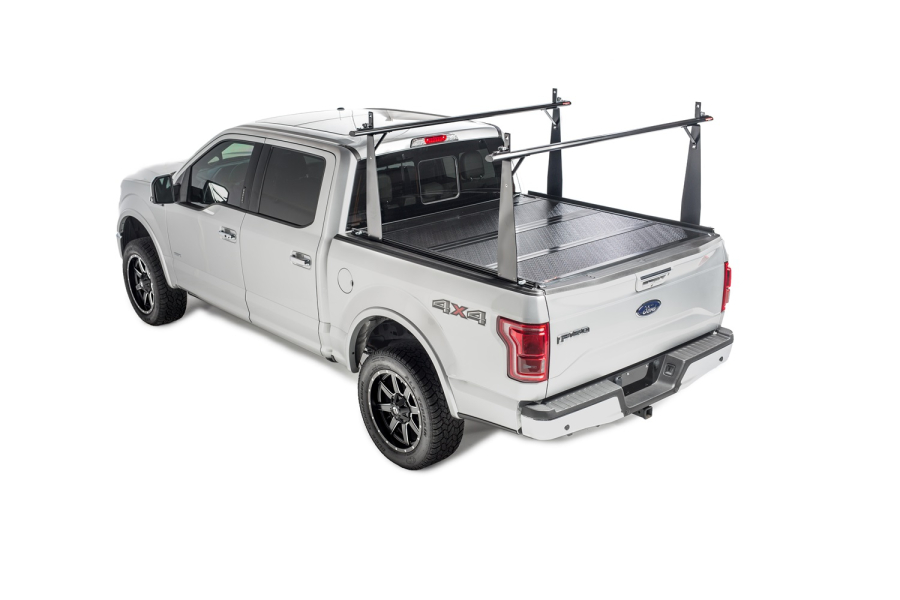Bak Industries - BAK INDUSTRIES BAKFLIP CS HARD FOLDING TRUCK BED COVER/INTEGRATED RACK SYSTEM - 2004-2014 FORD F-150 8' BED WITHOUT CARGO MANAGEMENT SYSTEM - 26308BT