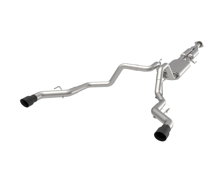 Kooks Custom Headers - Kooks Custom Headers Dual Rear Exit Cat-Back w/Black Tips. 2015-2020 F150 2.7L/3.5L/5.0L - 13604220